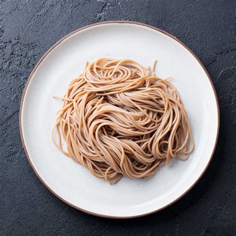 Soba Noodles (Buckwheat Noodles) .